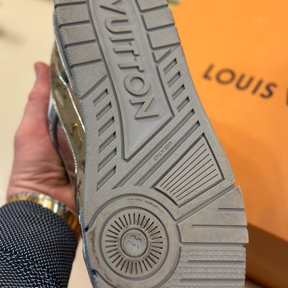 COPY - RARE Louis Vuitton Mirror Trainer Sneakers Size 11 - Picture 9 of 9